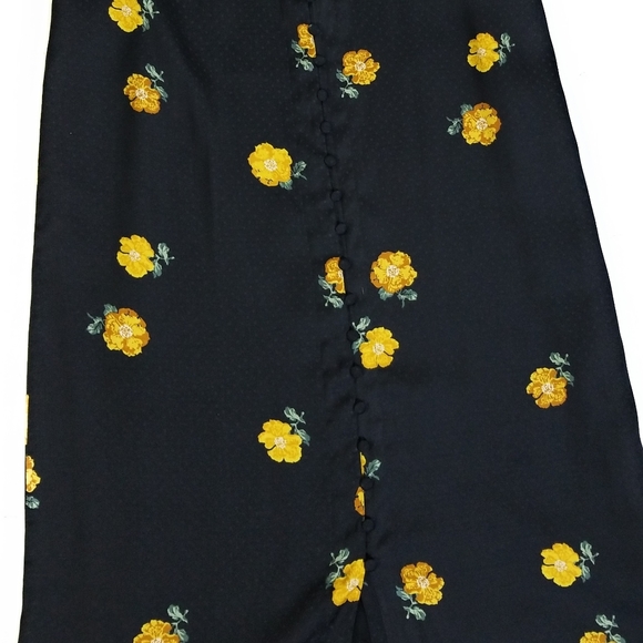 MADEWELL NWT Button Front Slip Dress Size 00 - Picture 8 of 9